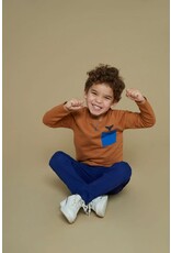 Sturdy Longsleeve - Waves and Whales Hazelnoot