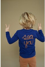 Sturdy Longsleeve - Waves and Whales Kobalt