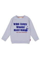 Sturdy Sweater - Waves and Whales Blauw