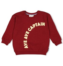 Sturdy Sweater - Waves and Whales Bordeaux