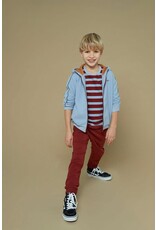 Sturdy Vest fleece met capuchon - Waves and Whales Blauw