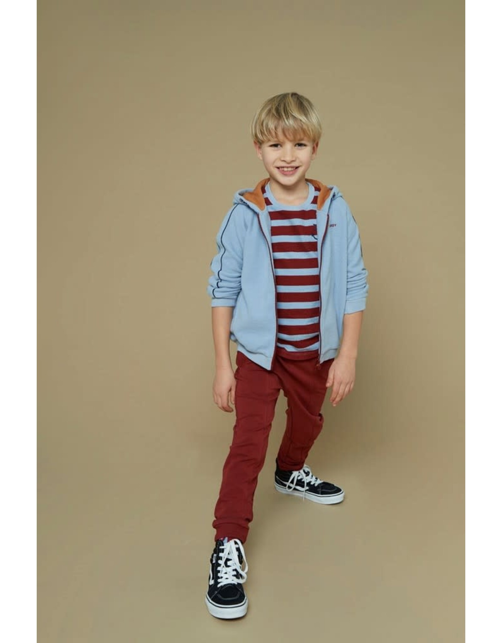 Sturdy Vest fleece met capuchon - Waves and Whales Blauw