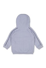 Sturdy Vest fleece met capuchon - Waves and Whales Blauw