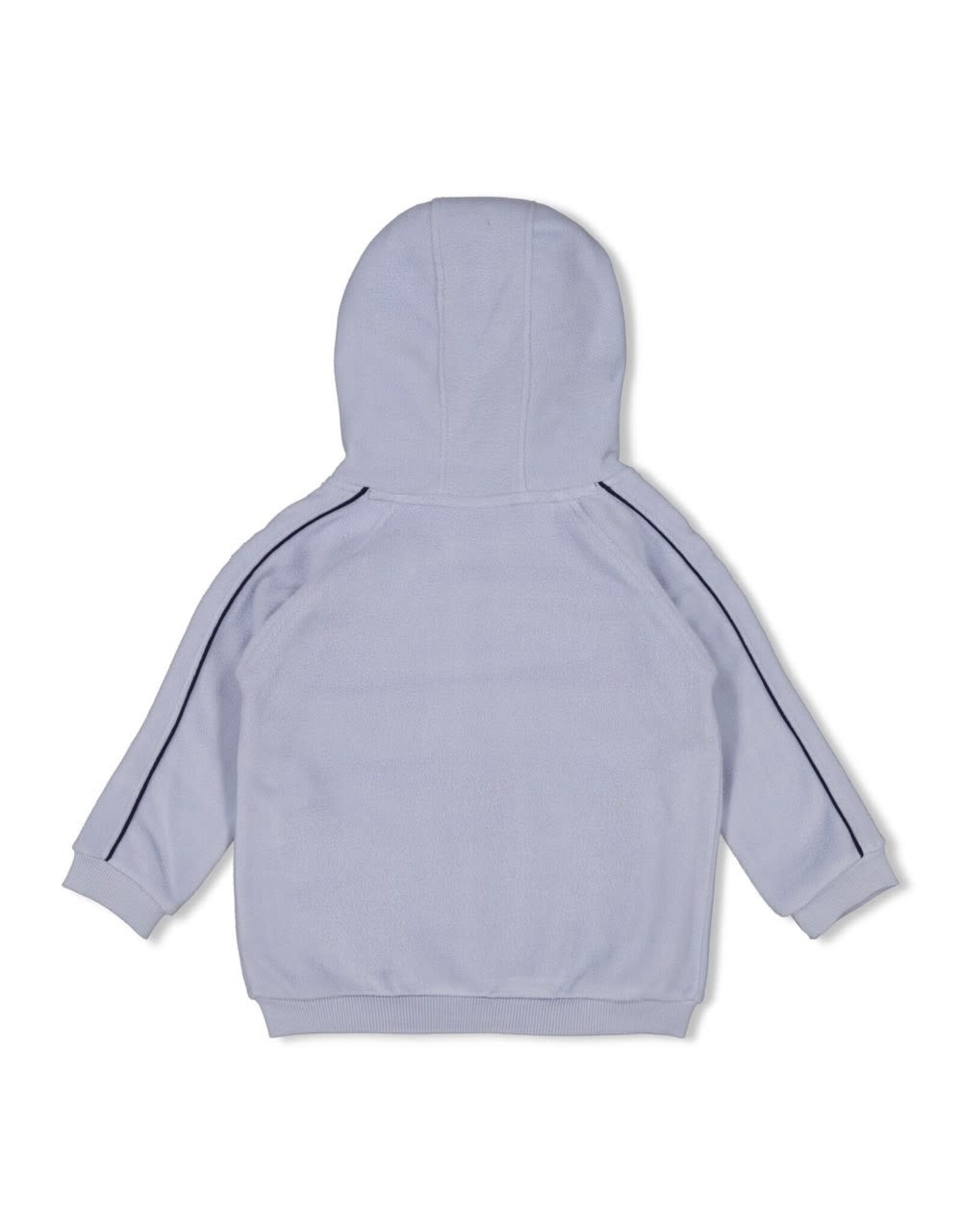 Sturdy Vest fleece met capuchon - Waves and Whales Blauw