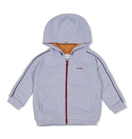 Sturdy Vest fleece met capuchon - Waves and Whales Blauw