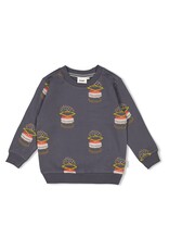 Sturdy Sweater AOP - Couch Club Antraciet