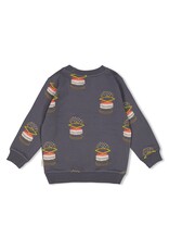Sturdy Sweater AOP - Couch Club Antraciet