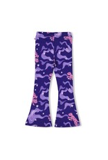 Jubel Flared broek AOP - Wild Soul Indigo