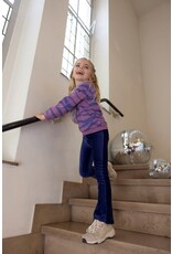 Jubel Flared broek velours rib - Wild Soul Indigo