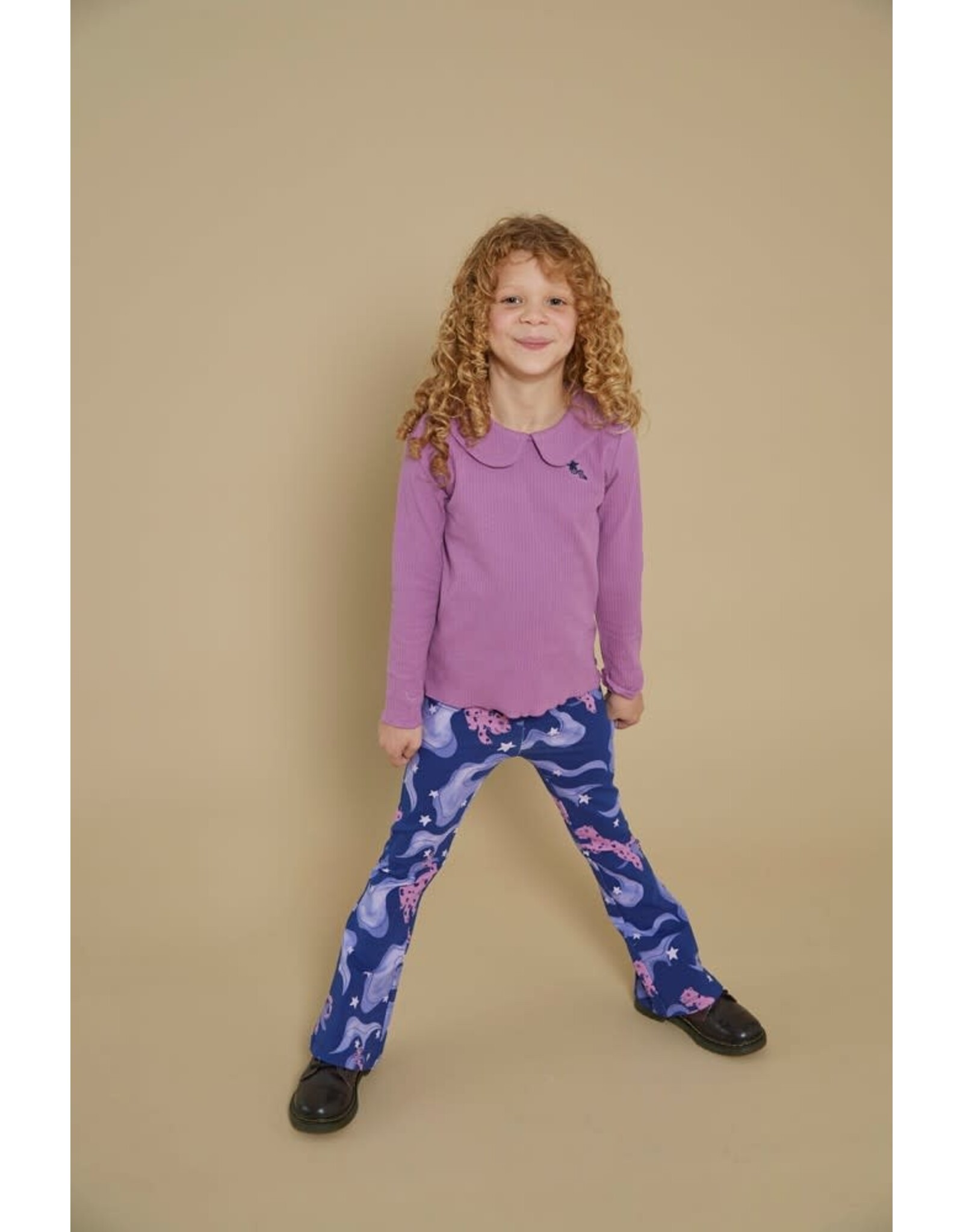 Jubel Longsleeve rib - Wild Soul Violet