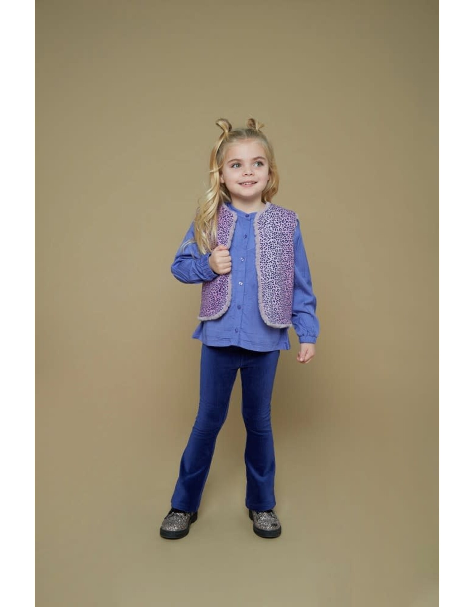 Jubel Omkeerbaar teddy gilet - Wild Soul l.Lila