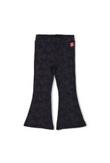 Jubel Flared broek AOP - Queen Of Hearts Antraciet