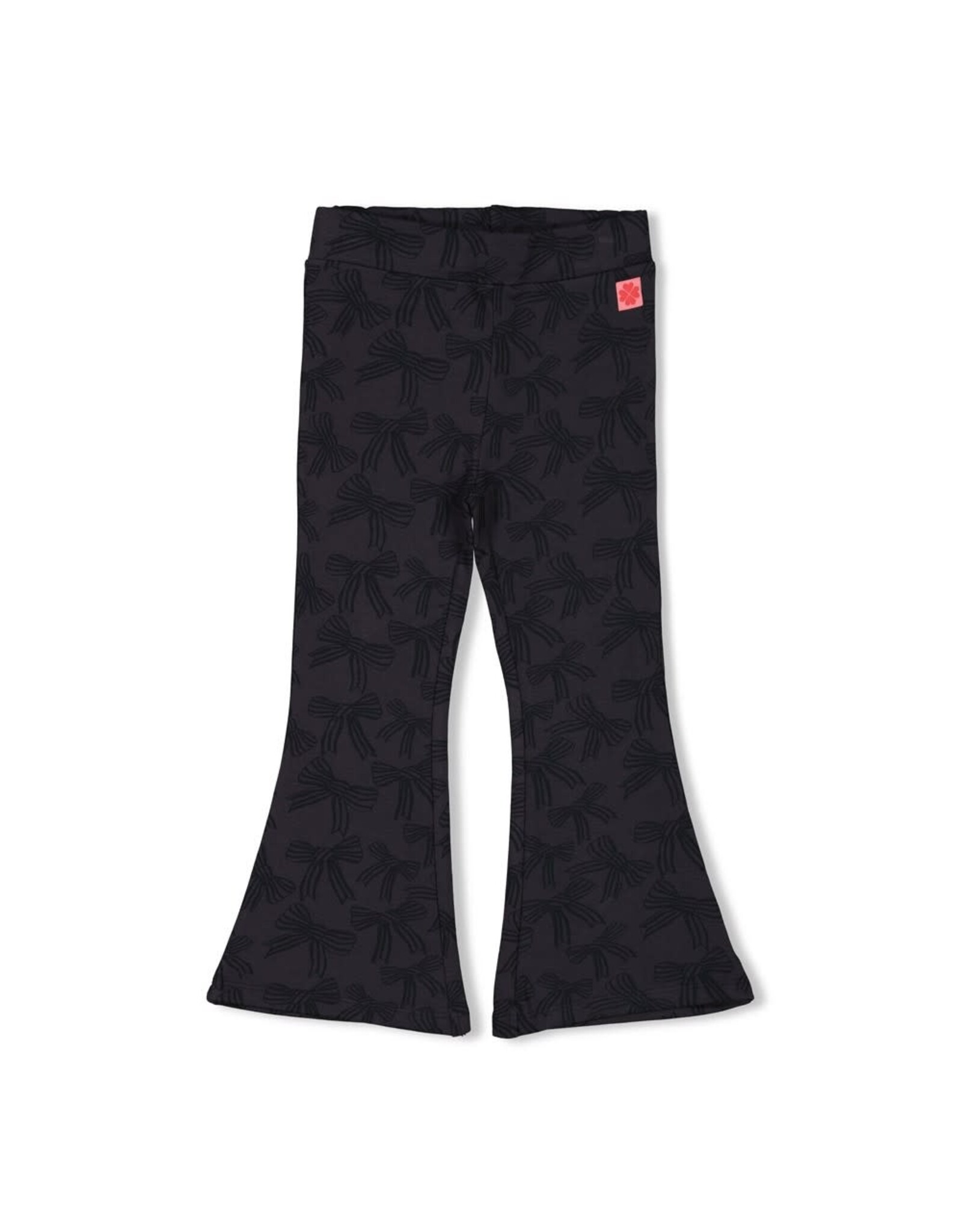 Jubel Flared broek AOP - Queen Of Hearts Antraciet