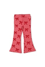 Jubel Flared broek AOP - Queen Of Hearts Roze