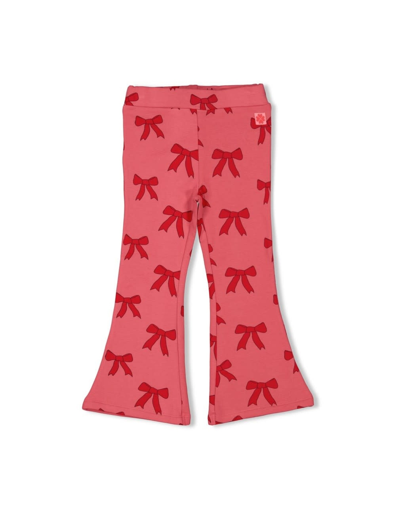 Jubel Flared broek AOP - Queen Of Hearts Roze