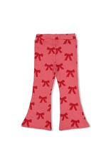 Jubel Flared broek AOP - Queen Of Hearts Roze