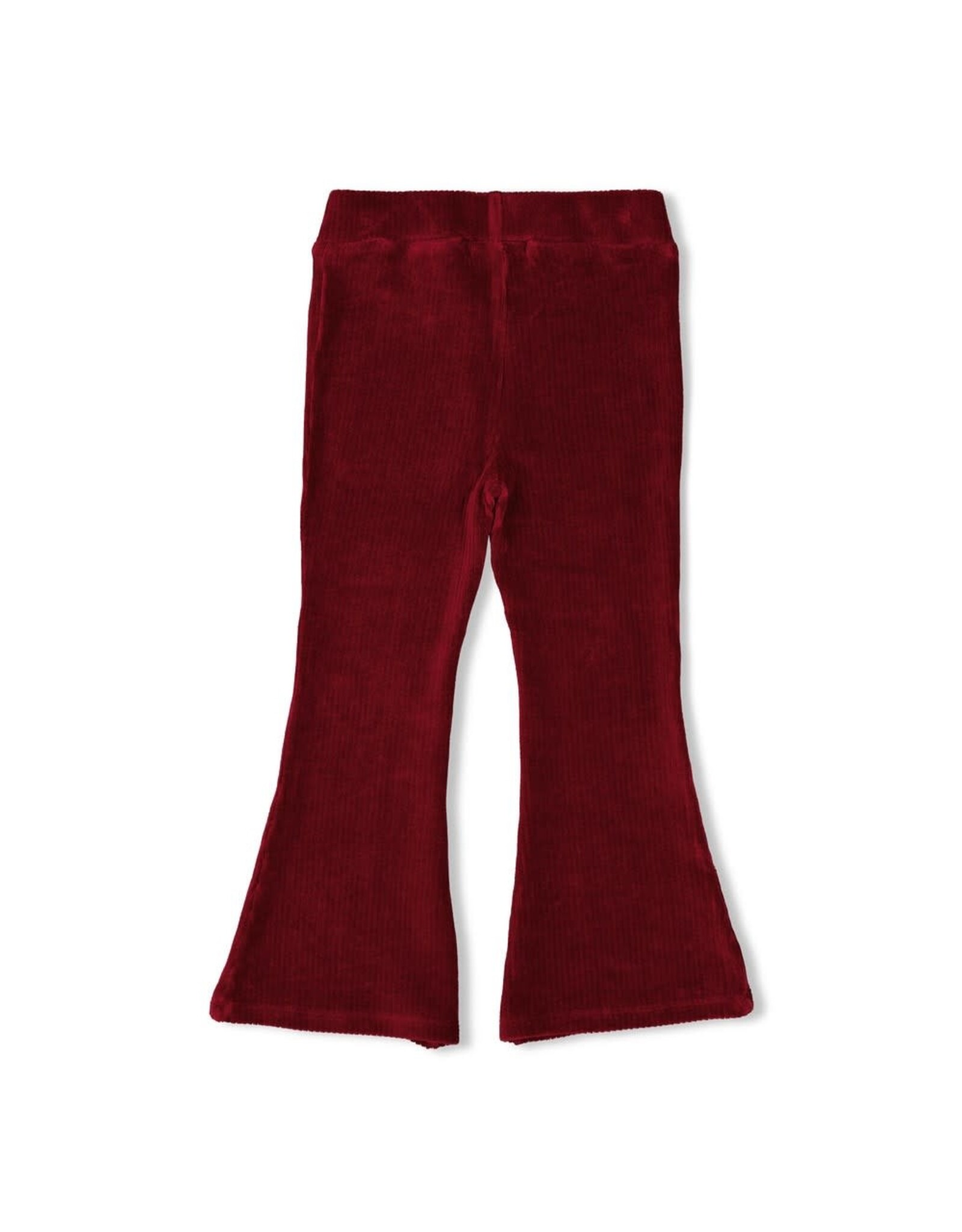 Jubel Flared broek velours rib - Queen Of Hearts Bordeaux