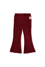 Jubel Flared broek velours rib - Queen Of Hearts Bordeaux