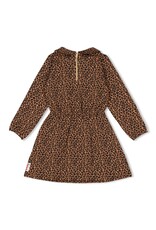 Jubel Jurk AOP - Queen Of Hearts Bruin