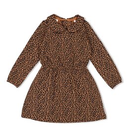 Jubel Jurk AOP - Queen Of Hearts Bruin