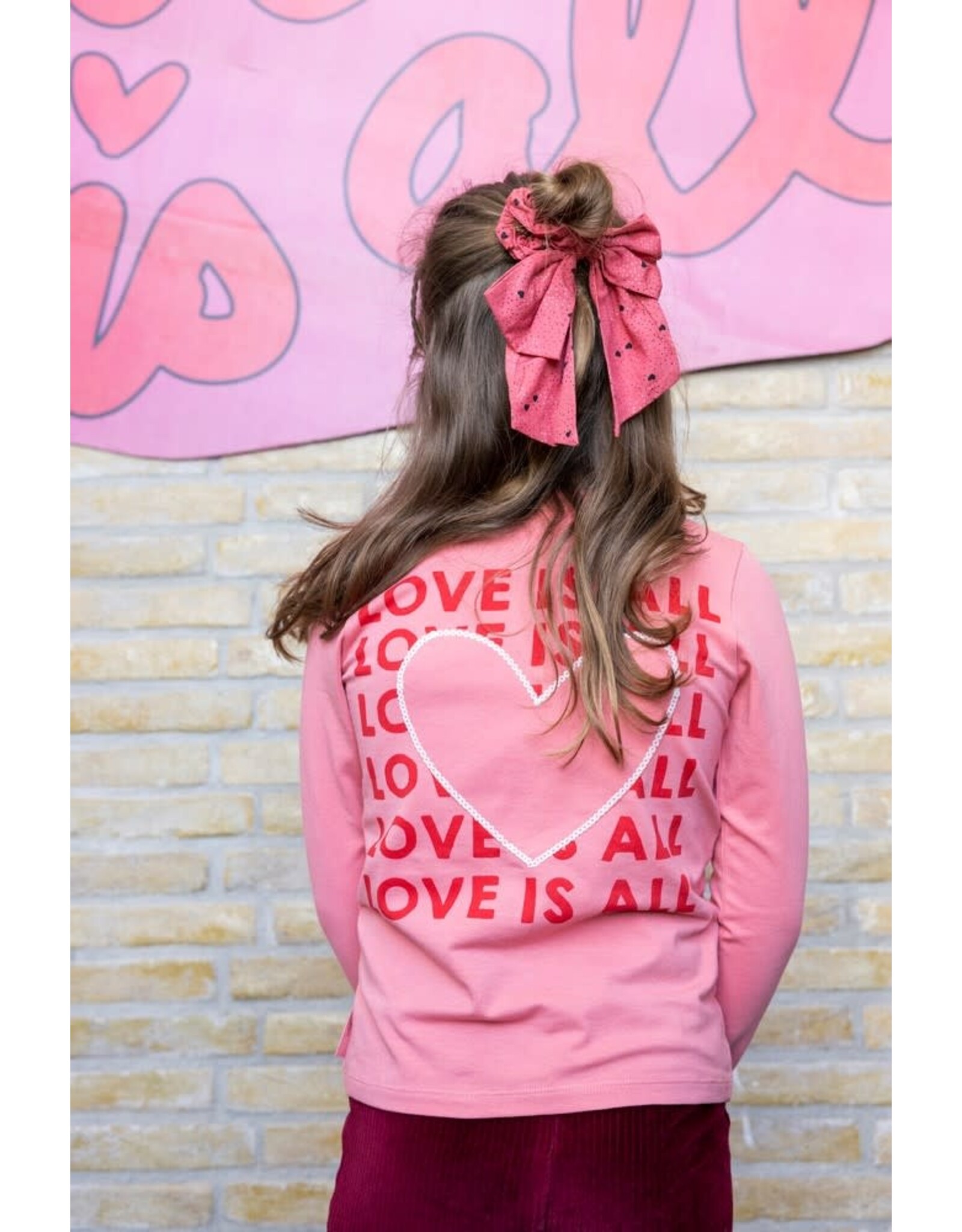 Jubel Longsleeve - Queen Of Hearts l.Roze