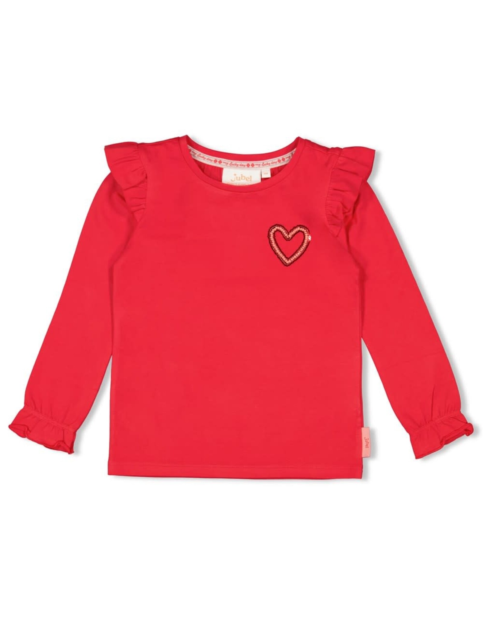 Jubel Longsleeve - Queen Of Hearts Rood