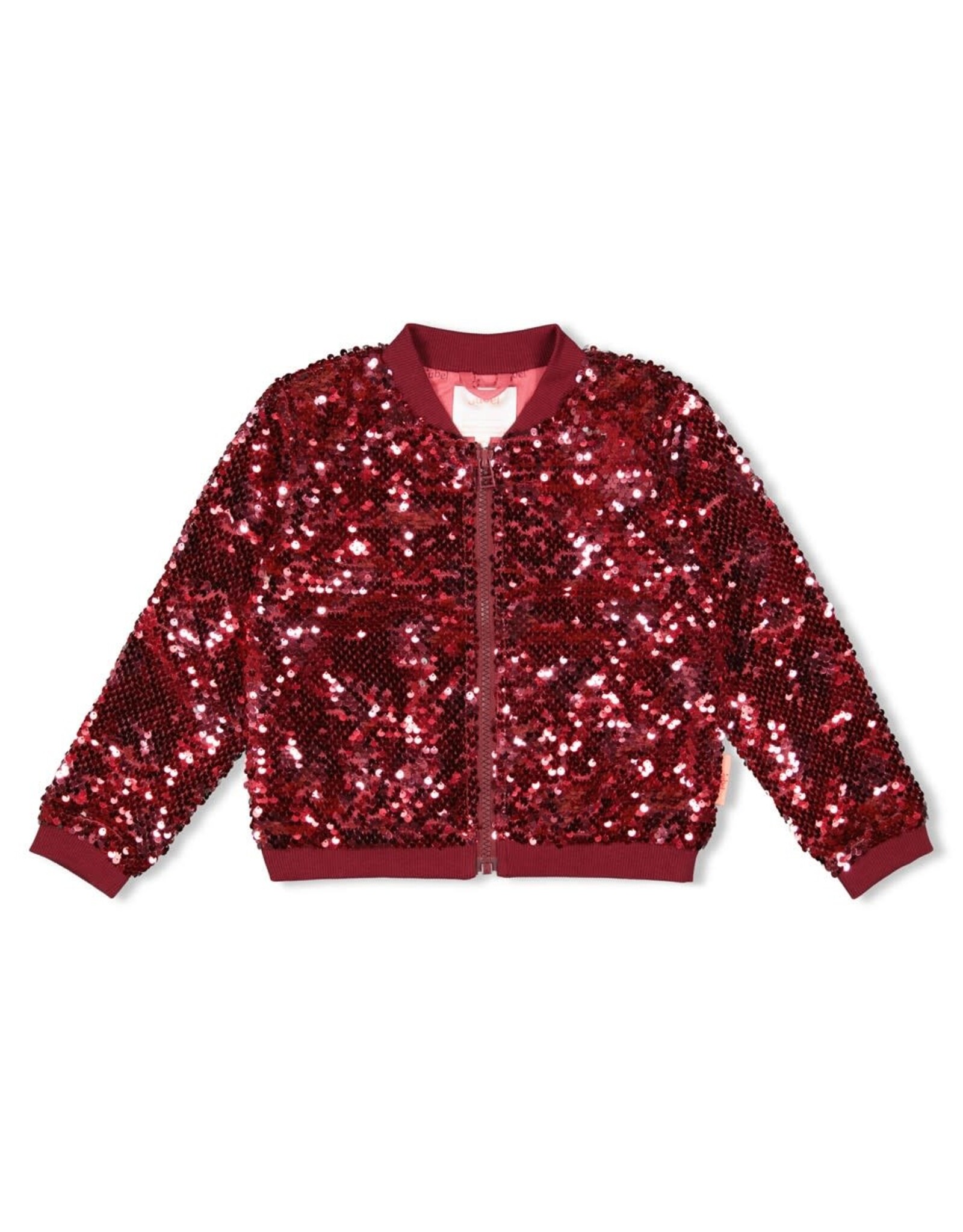 Jubel Pailetten bomberjack - Queen Of Hearts Bordeaux