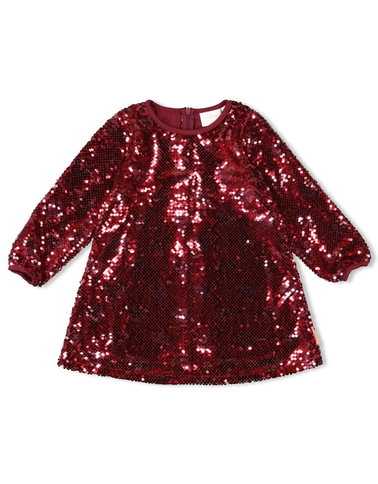 Jubel Pailetten jurk - Queen Of Hearts Bordeaux