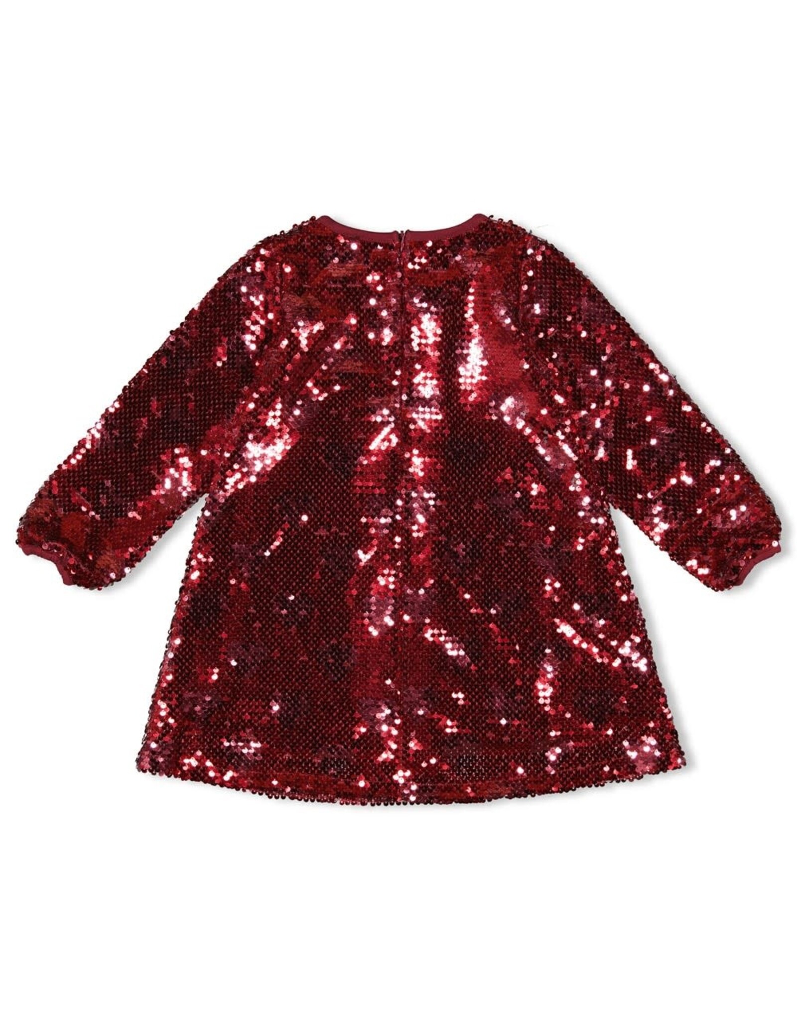 Jubel Pailetten jurk - Queen Of Hearts Bordeaux