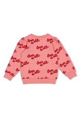 Jubel Sweater AOP - Queen Of Hearts l.Roze