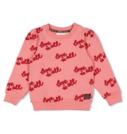 Jubel Sweater AOP - Queen Of Hearts l.Roze Jubel Sweater AOP - Queen Of Hearts l.Roze
