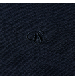 Scotch & Soda Garment-dyed pique polo – Navy