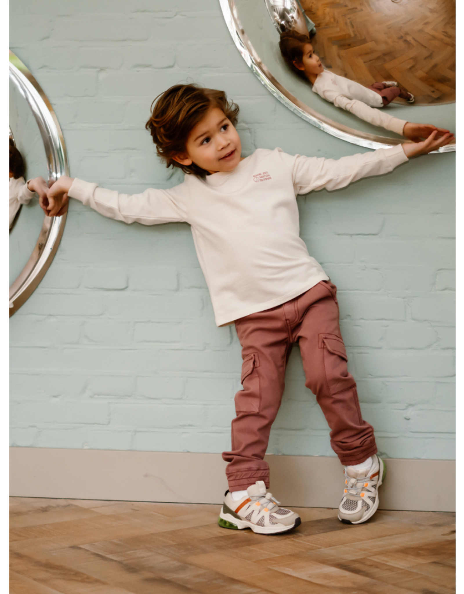 Daily7 Twill Pants Straight Fit Burlwood