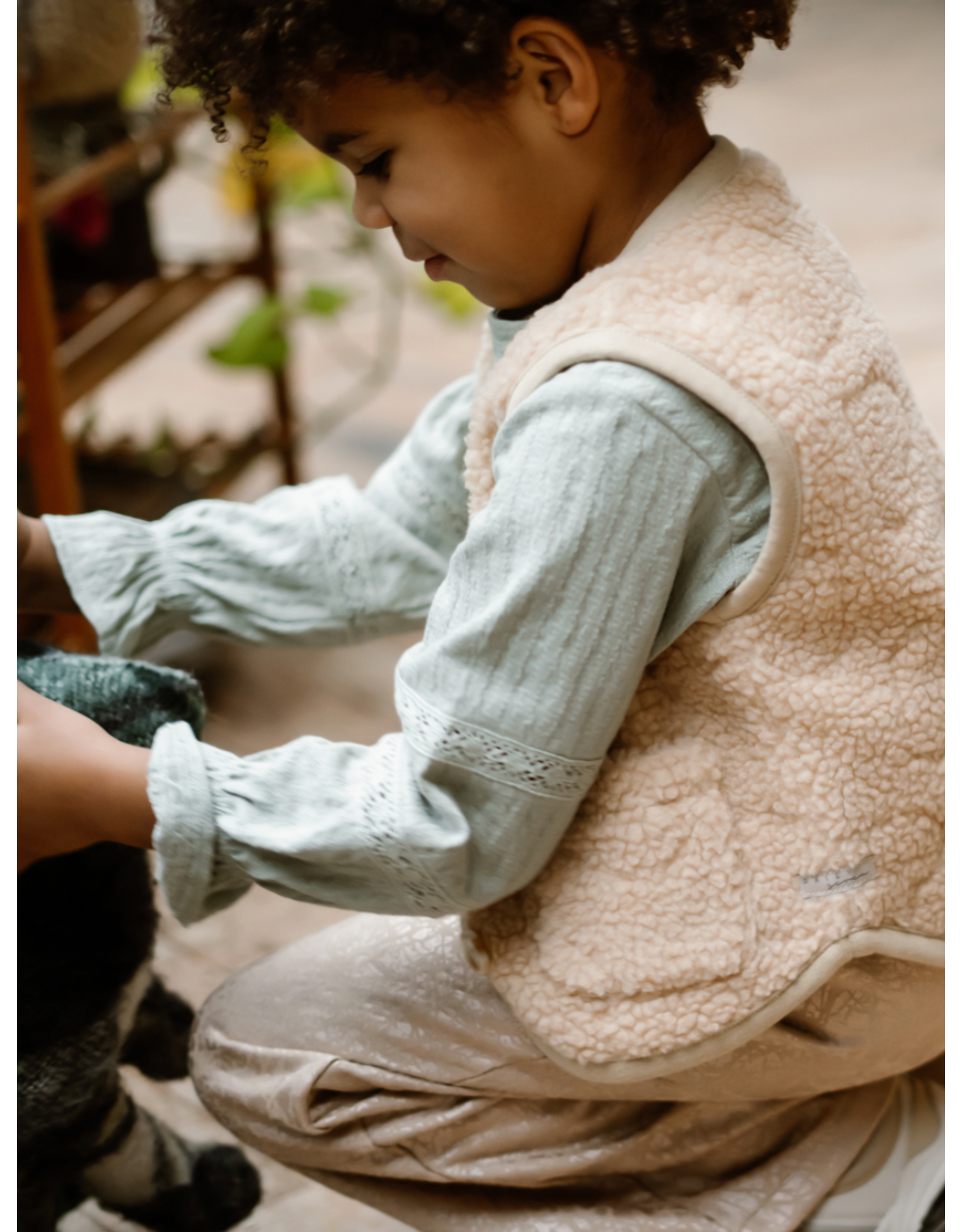 Daily7 Teddy Gilet Sandshell W25