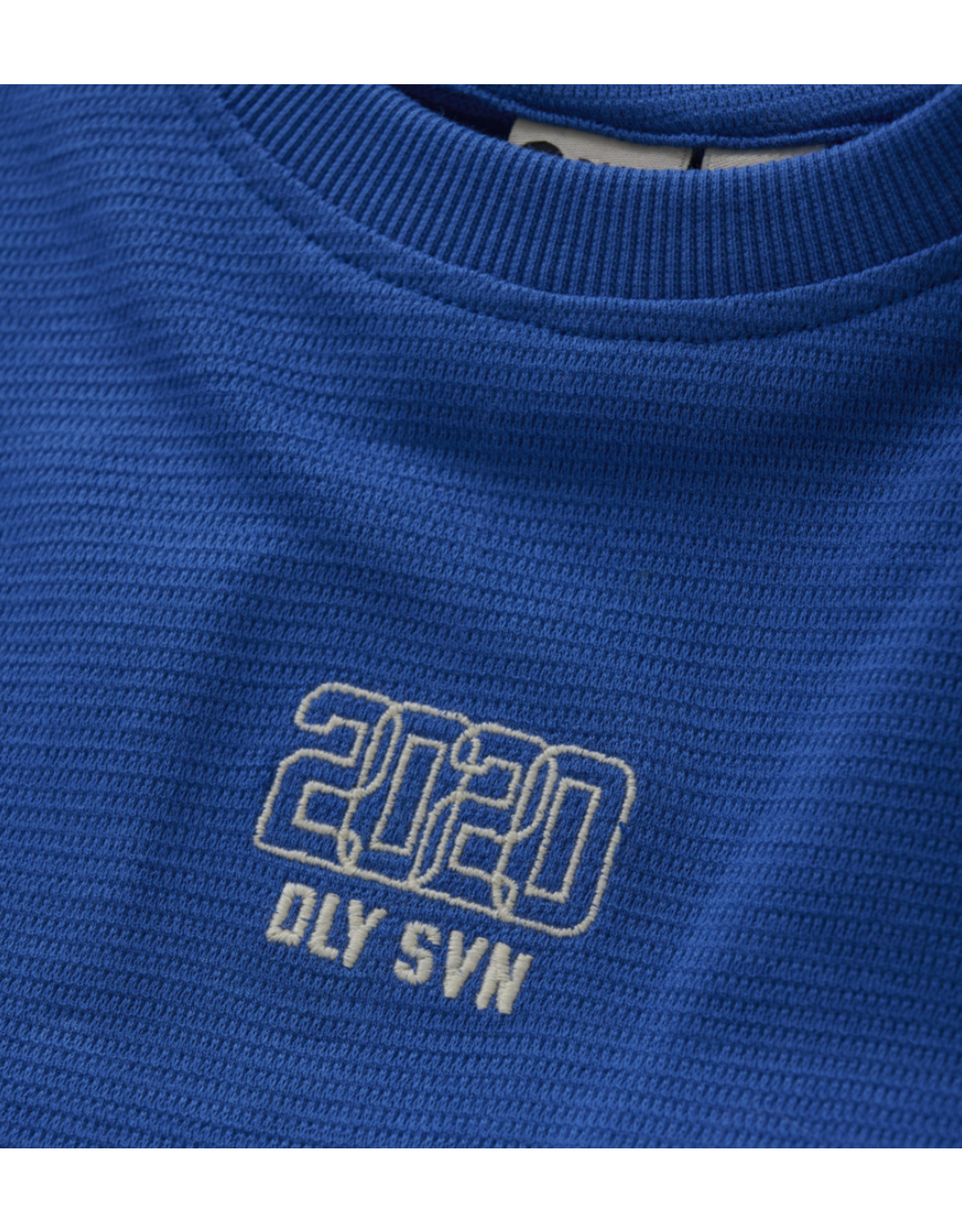 Daily7 T-shirt Longsleeve Structure Dusty Kobalt