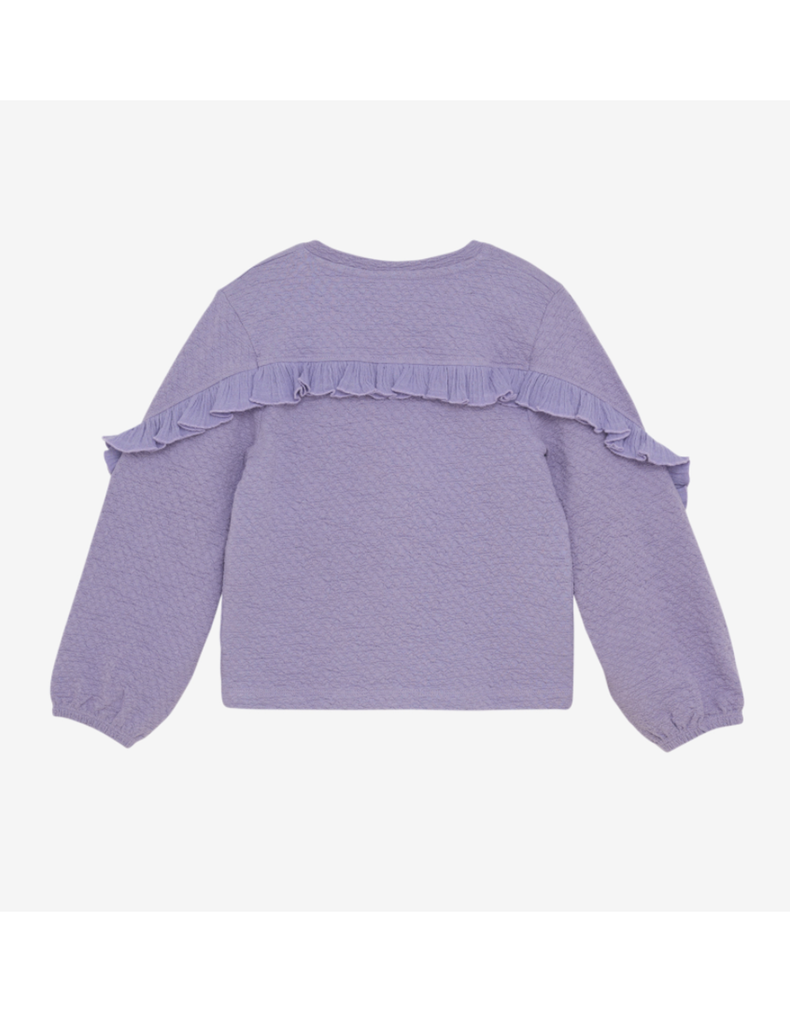 Daily7 T-shirt Longsleeve Ruffle Daybreak
