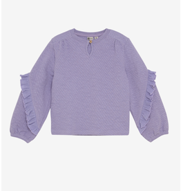 Daily7 T-shirt Longsleeve Ruffle Daybreak