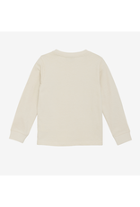 Daily7 T-shirt Longsleeve Chest Print Sandshell