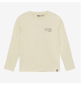 Daily7 T-shirt Longsleeve Backprint Off White W25