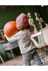 Daily7 T-shirt Longsleeve Backprint Off White W25