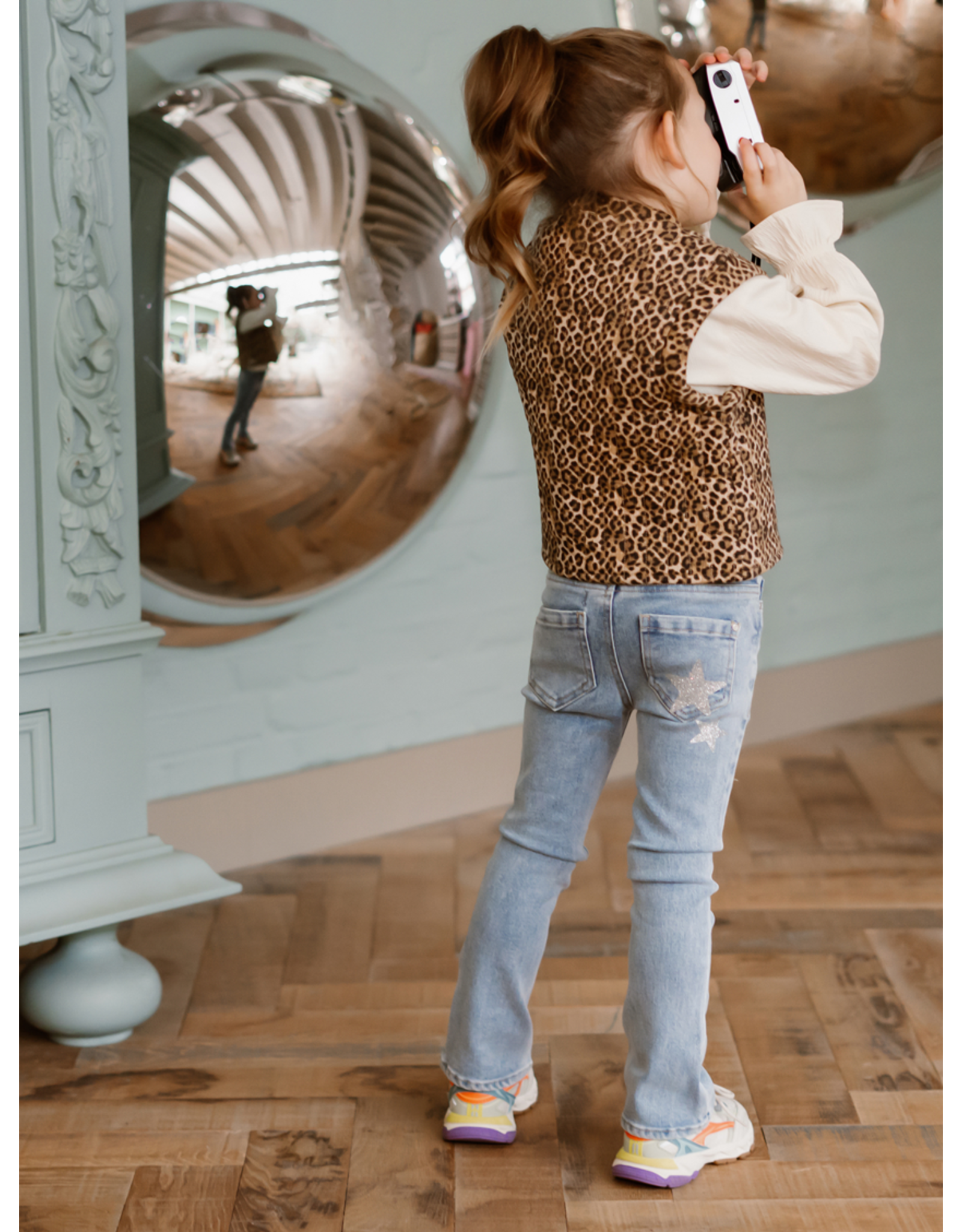 Daily7 2400 Flared Fit Stars Medium Denim