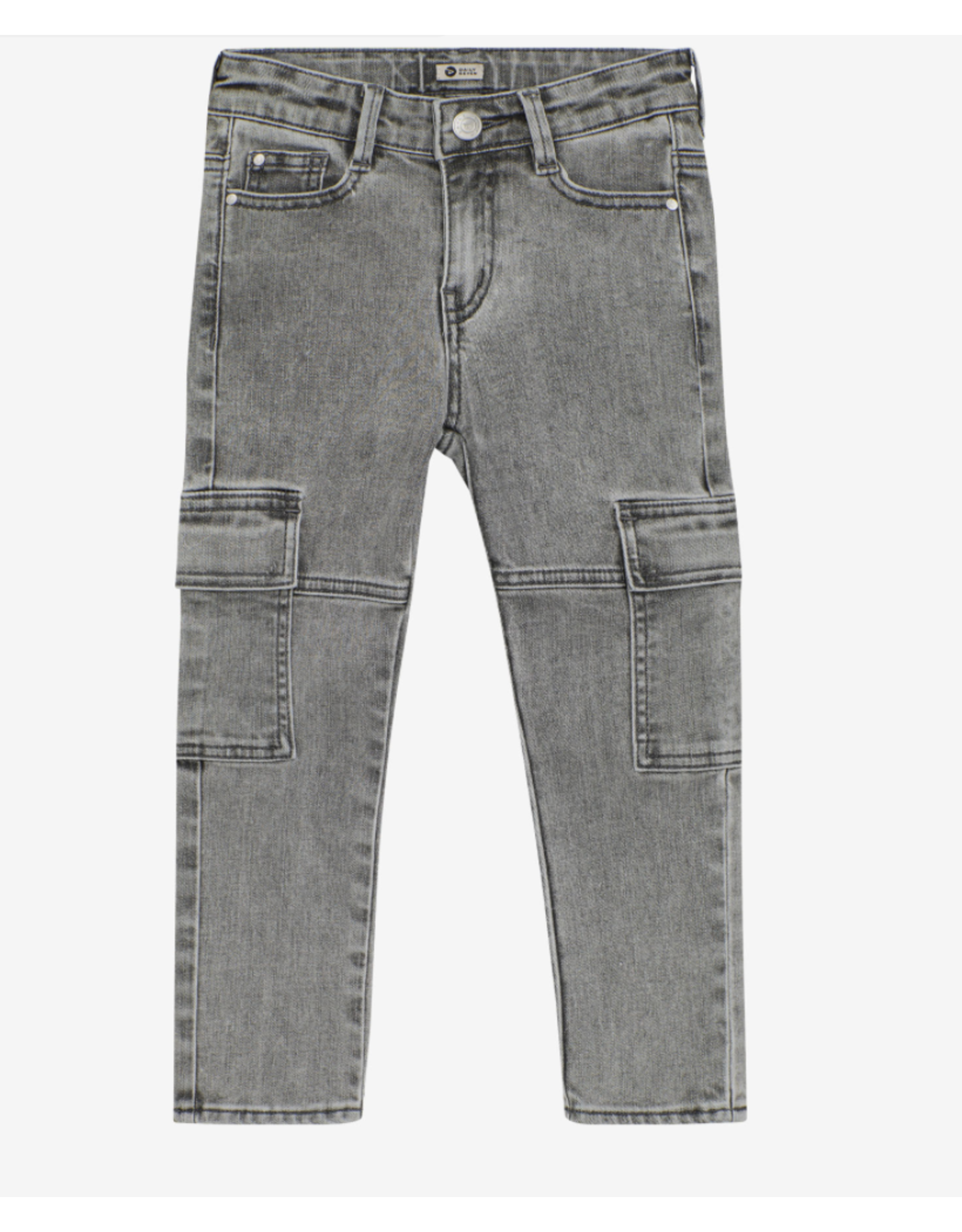 Daily7 2600 Straight Cargo Fit Used Grey Denim W25