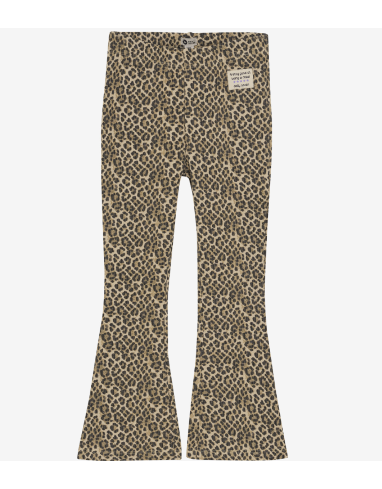 Daily7 Animal Flared Pants Latte Sand