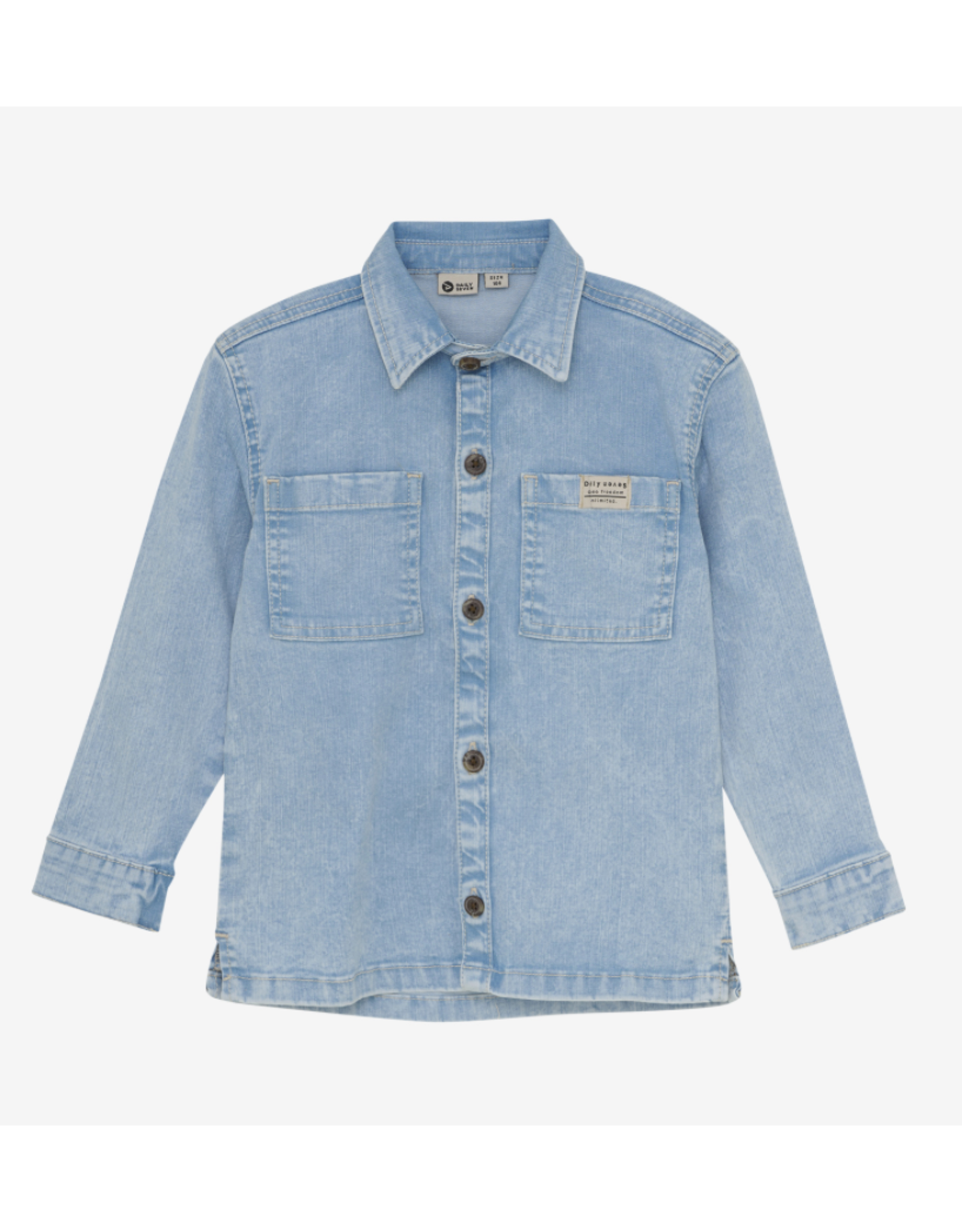 Daily7 Denim Shirt Backprint Denim W25