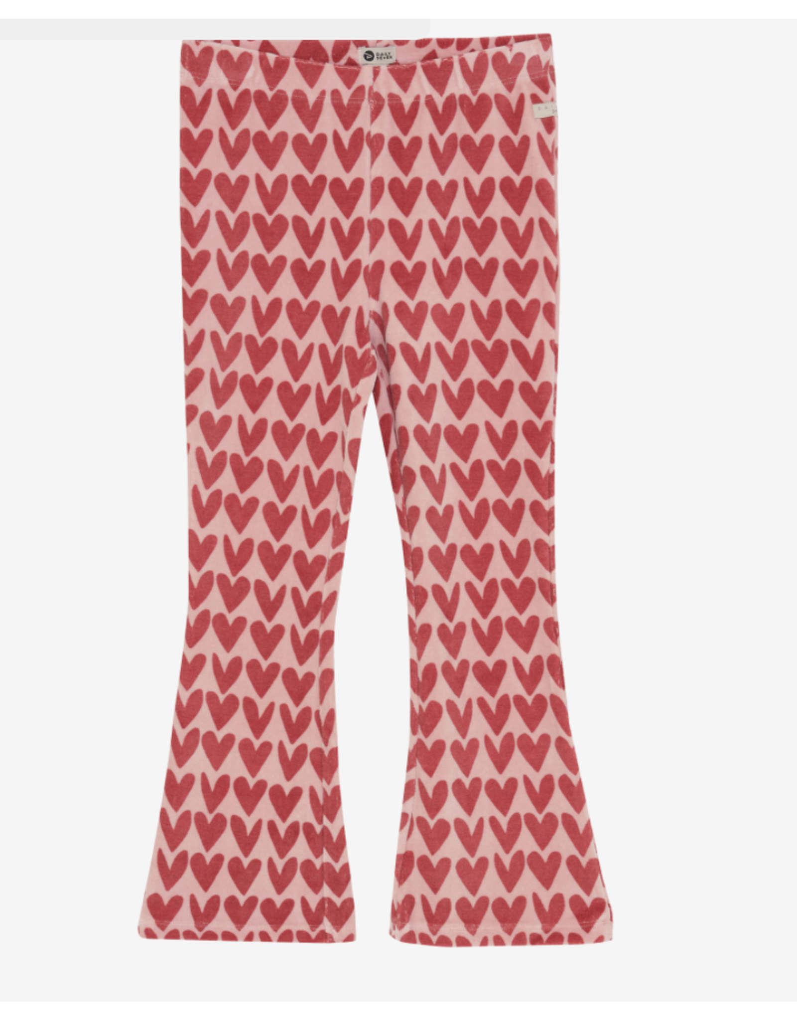 Daily7 Flared Heart Pants Pale Mauve