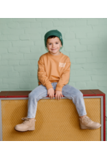 Daily7 Oversized Sweater Backprint Light Chestnut