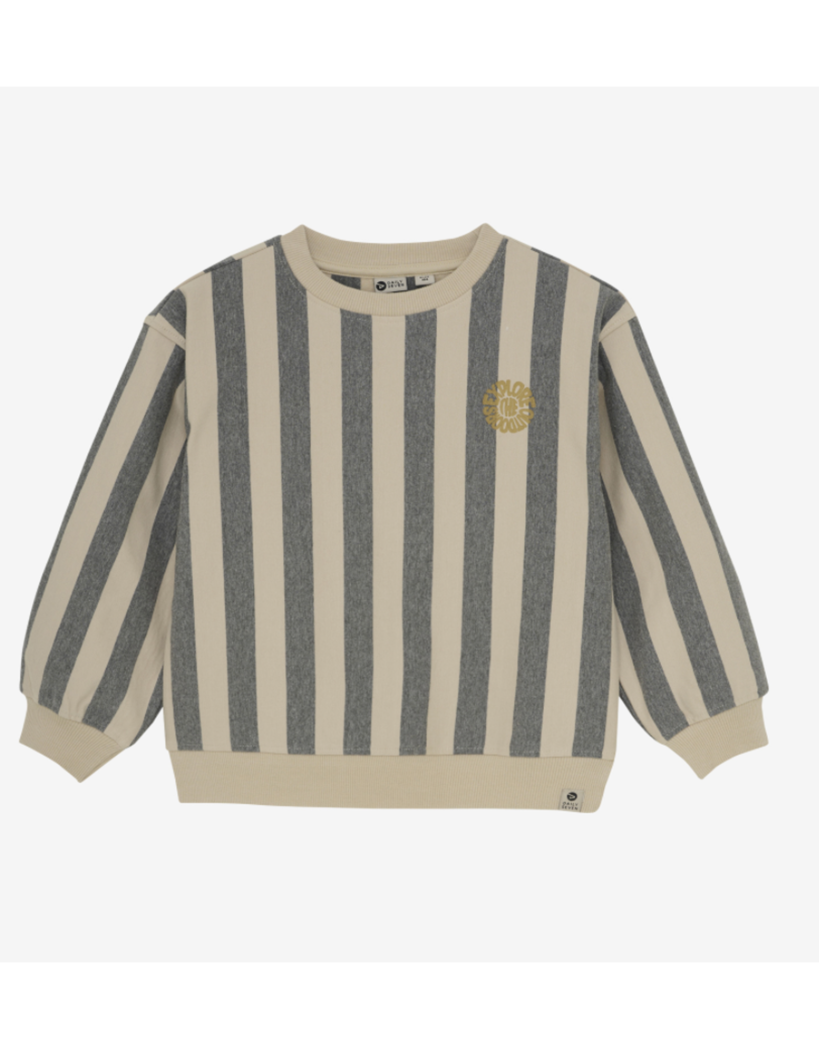 Daily7 Oversized Sweater Stripe Sandshell