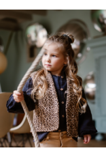 Daily7 Padded Animal Gilet Latte Sand