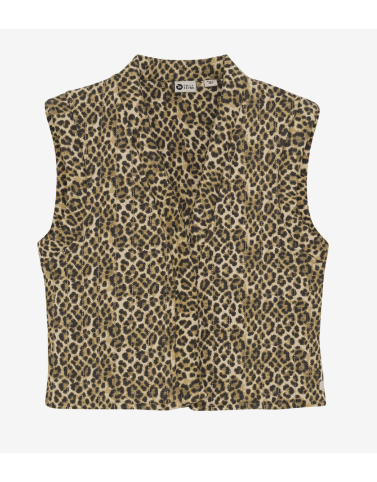 Daily7 Padded Animal Gilet Latte Sand