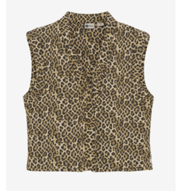 Daily7 Padded Animal Gilet Latte Sand